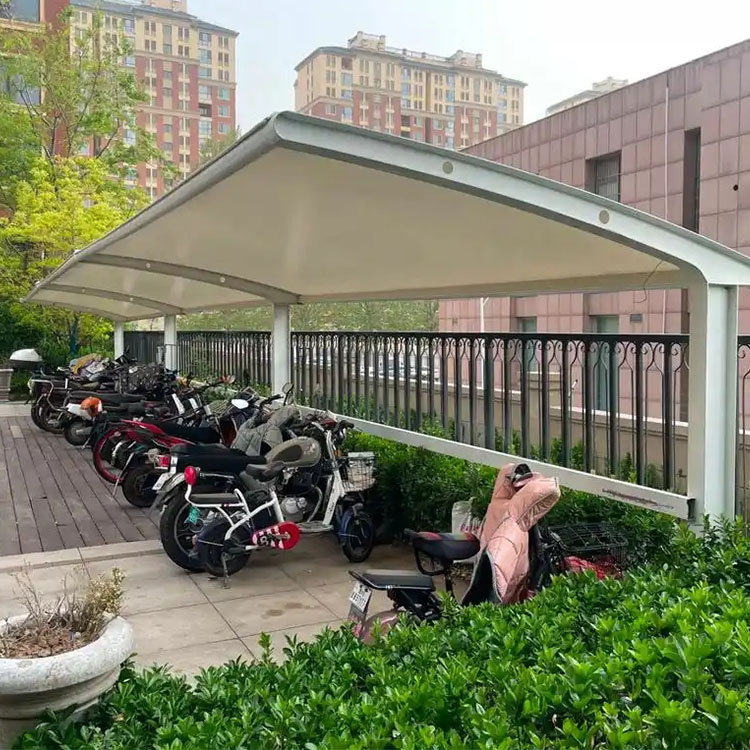 崇明区膜结构电动车棚